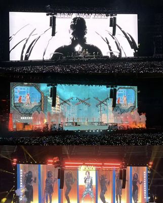 1R1G1B Innenraum 160000 Pixel/Quadratmeter P2.5 LED-Digitalbildschirm