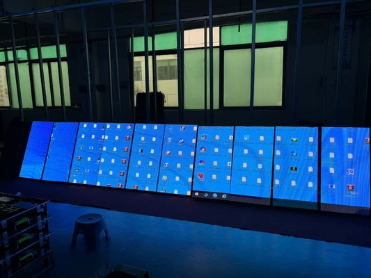 Vermietung von LED-Bildschirmen für Außenwerbung P6 32*32 Auflösung Aluminium