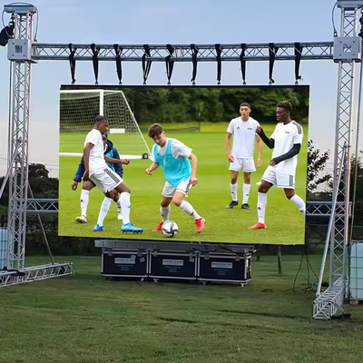 P6.67 Festleuchtbildschirm Außenwasserdicht Digitale Werbung 2x3m