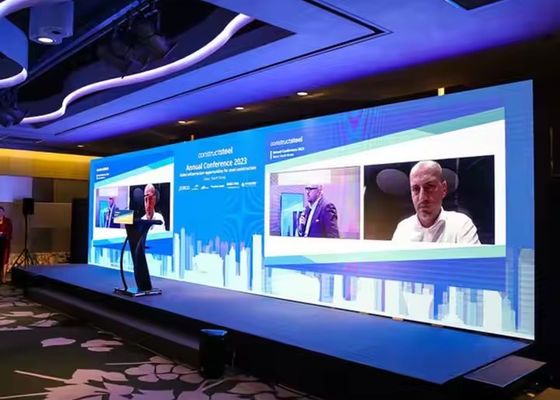 P4 Vollfarbige LED-Videowandbildschirme für Innenräume mit 80*40 Modul-Auflösung Werbeplakate