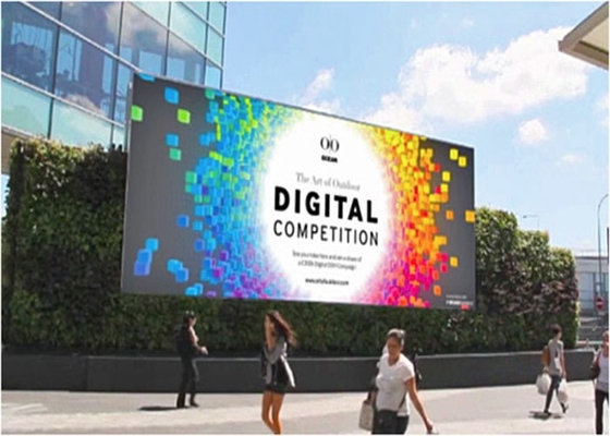 1/13 Scan-Modus Werbung Vollfarbiger LED-Display Bildschirm P4.81 Außenwasserdicht HD Hohe Helligkeit