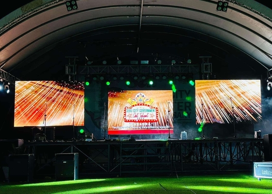 Werbung Vollfarbe LED-Display Bildschirm P4.81 Außenwasserdicht HD Hohe Helligkeit