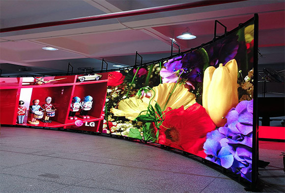 Bildschirm LED-Billboard P4.81 RGB 1/13 Scanning-Modus Hochfrischungsrate Druckguss Aluminium Schrank