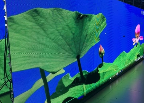 LED-Werbetafeln für die Miete Innenbereich Bildschirmhelligkeit 800cd Video Vivid Epistar 4mm Pixel Pitch