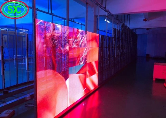 Wasserdicht, vollfarbiger, transparenter LED-Bildschirm HD P6 Glaswand Werbebildschirm