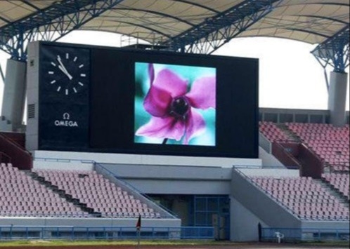 Vermietung Flexibler quadratischer Werbebildschirm P3.91 Industrie-LED-Display zum Verkauf
