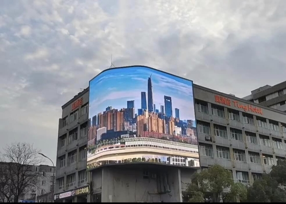 Die-Guss Aluminium Bildschirm Billboard DIP P16 LED-Informationsanzeige 1R1G1B 256x256mm Modulgröße