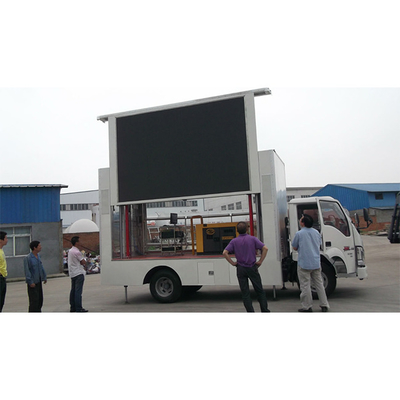 Lkw-montierte mobile Lkw-LED-Anzeige mit durchschnittlichem Ausfallverlust von 1000 Stunden und vollfarbiger Rohrchipfarbe