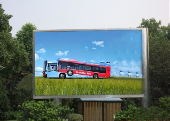 Die-Guss Aluminium Bildschirm Billboard DIP P16 LED-Informationsanzeige 1R1G1B 256x256mm Modulgröße