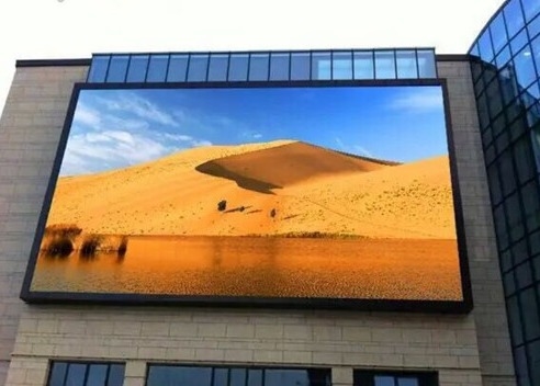Die-Guss Aluminium Mietbildschirm SMD P5.95 Outdoor Full Color LED-Display 1R1G1B Werbe-LED-Plakette
