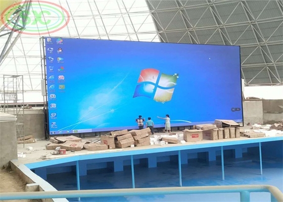 Vermietung von Outdoor-Events Vollfarb-LED-Videowandbildschirm P5 960*960mm mit 320*160mm Modul