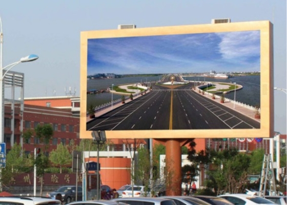 Werbebildschirm Fest-/Vermietungs-Eisenbox Außen-LED-Bildschirm, hohe Erfrischungsrate LED-Video-Display-Boards