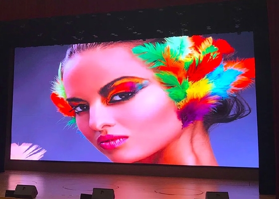 Die Casting Aluminium/Rental Indoor LED Display Screen, LED Video Display Board Aluminium 256*128MM Modul