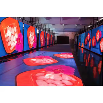 Energieeinsparende LED-Tanzfläche mit Stromverbrauch 20W Nachfrischungsrate 3840hz/s Modul Qty W2 X H4 8PCS