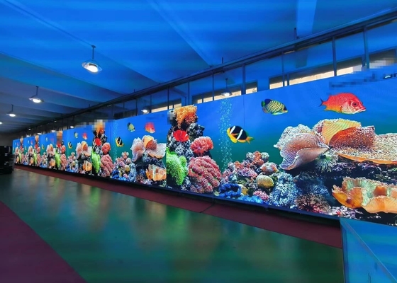 Die Casting Aluminium/Rental Indoor LED Display Screen, LED Video Display Board Aluminium 256*128MM Modul