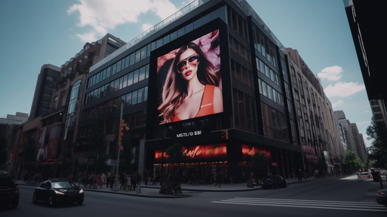 SCX LED Vollfarbe Außen Festanlage Billboard Bildschirm Video Wand P5 LED-Display mit wahrer und natürlicher Farbe