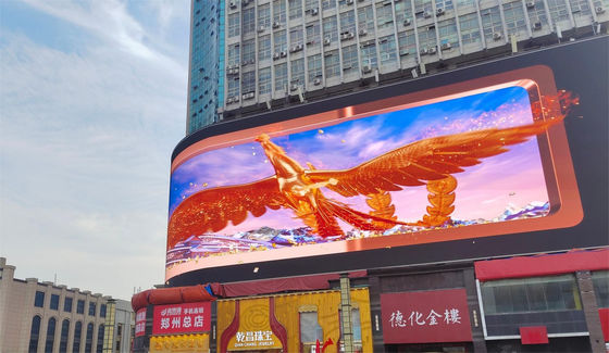 Guter Preis SMD2121 Encapsulation Outdoor Full Color LED Display mit 5500 Helligkeit und 320x160mm Modulgröße Online