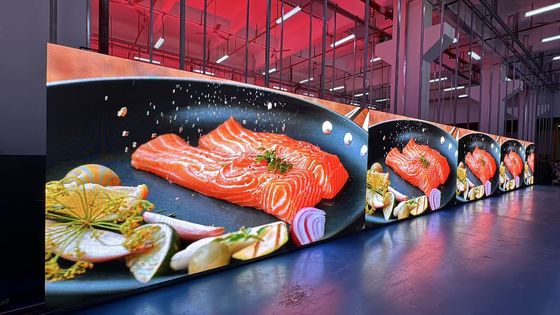 Professionelle LED-Mietanzeige mit einem durchschnittlichen Verbrauch von 438 Watt/m²