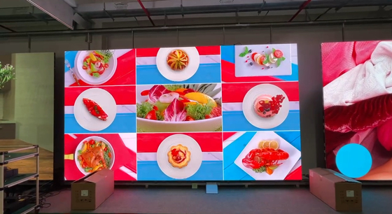 RGB-P2.6 Indoor-Die-Casting-Aluminium-Full-Colour-LED-Display Vermietung 3840HZ HD-Videobildschirm 250*250MM