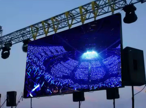 Vollfarbige P8 Event-Miete LED-Videowand mit hoher Helligkeit und Gehäusegröße 640 * 640 mm / 960 * 960 mm Epistar LED-Chip