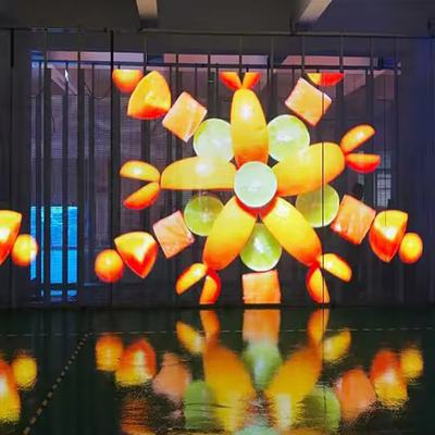 Flexible Led Film Kristallbildschirm Transparent Led Bildschirm Auf Einkaufszentrum Fenster Glas Klebstoff Led Werbebildschirm