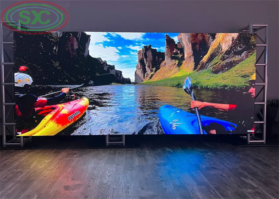 Vollständiges LED-Videowandsystem P3.91 LED-Display 500mmx500mm Bühnenhintergrund Innenraum LED-Bildschirm