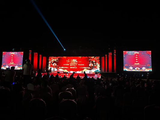 SCX LED Vermietung P4 Innenraum Vollfarb-LED-Bildschirm 512x512mm Schnellverschluss Licht Dünne LED-Schrank-Panel für die Bühne Zurück LED-Videowand