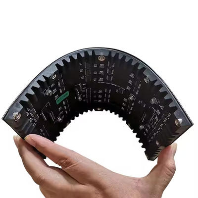 P4 Kurve LED Video Bildschirm Vorhang Flexible LED Display Modul in voller Farbe