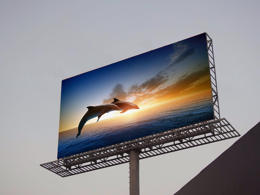 Anzeige Led-Billboard-Bildschirm mit SMD2727 LED-Lampen Energie und durchschnittlicher Stromverbrauch 860w/m2