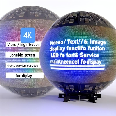 Video/Text/Bild Anzeige Funktion Sphärenbildschirm LED Frontservice Wartung für Anzeige
