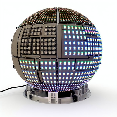 Epistar Led Chip Powered Sphere LED-Bildschirm mit ISO-Zertifizierung und wasserdicht IP43