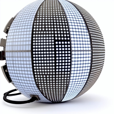 DC5V Spannungssphären-LED-Bildschirm mit FCC-Zertifizierung und Video/Text/Bild-Display-Funktion