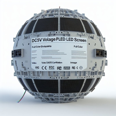 DC5V Spannungssphären-LED-Bildschirm mit FCC-Zertifizierung und Video/Text/Bild-Display-Funktion