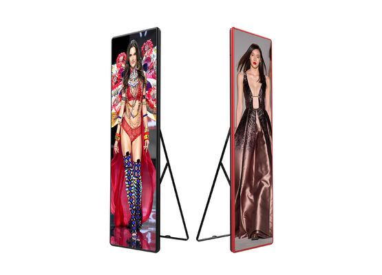 Aluminium-LED-Poster-Display mit Schrank, 680x2000mm Bildschirmgröße und 1R1G1B-Farbkonfiguration
