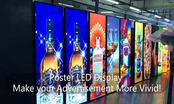 Aluminium-Panel Werbe-LED-Display mit Farbkonfiguration 1R1G1B