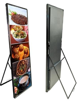Anpassbares LED-Poster-Display mit Aluminium-Schrank 128*64 Modul Auflösung 320x160mm Modulgröße