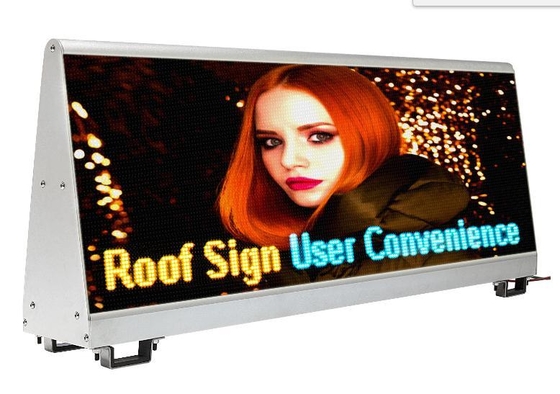 Setzen Sie ein Statement mit einer Outdoor-LED-Schildanzeige für Autos mit einer Bildschirmauflösung von 192*64 Pixeln.