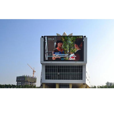 Führte offene farbenreiche geführte Bildschirmanzeige des Kabinetts p10 wasserdichten hinteren Services P10 ip65 im Freien Platte 320* 160mm für adverti