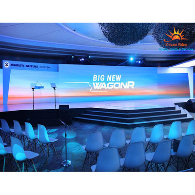 HD-Innenplatte P4 SMD2121 512x512mm farbenreicher geführter MietBildschirm des Druckgussaluminiumkabinetts für das geführte wal Video