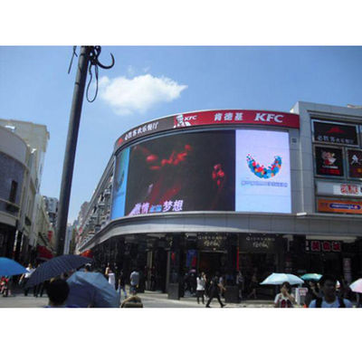 Geführter der Eisenkabinett Werbungs-Anschlagtafel-hohen Helligkeit der wand P8 960x960mm der Anzeigen-P8 geführter VideoBleischirm im Freien im Freien