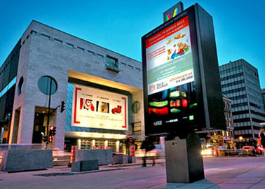 Kurvbildschirm 7500cd/M2 Helligkeit HD Outdoor Full Color LED Display P10 DIP IP 65 Festanlage