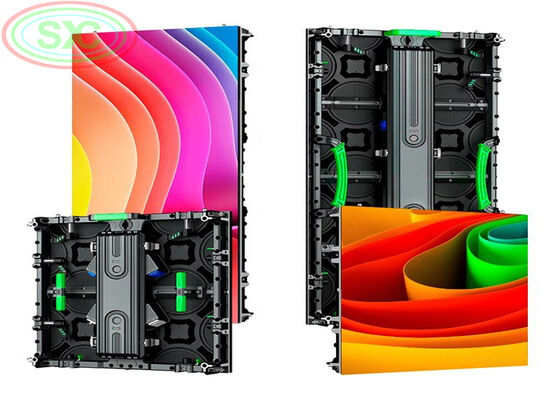 Miet-LED-Display ausgestattet mit SMD 2121 Lampenperlen und fortschrittlichem IC für klare Bilder in der Innenwerbung und auf digitalen Werbetafeln