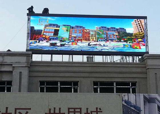 Outdoor p10 Vollfarb-LED-Display Wasserdicht und wetterfest mit Frontwartungsdesign für einfache Wartung und langlebigen Außeneinsatz