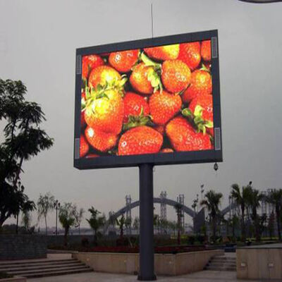 Langlebiges Outdoor Full-Color-LED-Display P10 mit hohem Schutzgrad IP65 und geringer Dämpfung für Außenwerbung