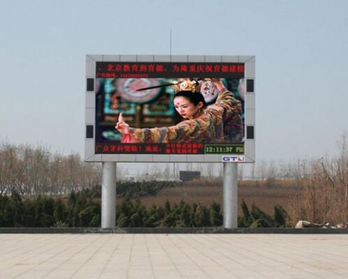 Outdoor P10 Vollfarb-LED-Display mit Konstantstromantrieb und Computersynchronsteuerung für stabilen und zuverlässigen Betrieb