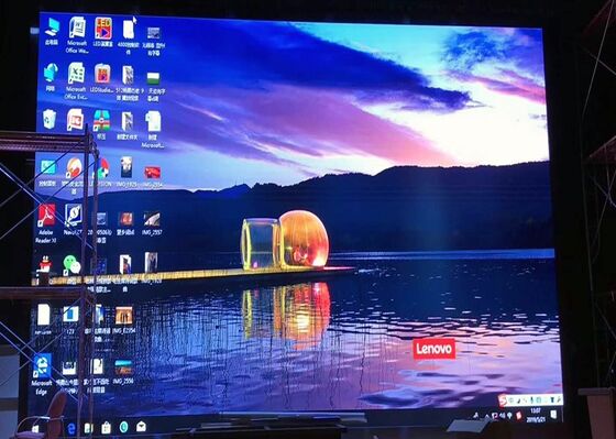 LED-Lampe P3.91 LED-Display Innen-/Außenwandmontage LED-Bildschirm 3840Hz Bildwiederholfrequenz