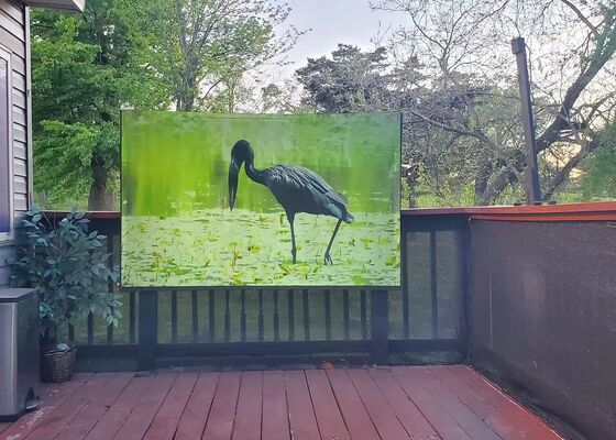 Outdoor P6 192*192mm Vollfarb-LED-Display für feste Installation, wasserdichtes Gehäuse, Werbe-LED-Bildschirm