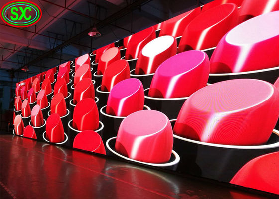 1200cd/M2 Helligkeit gekrümmte LED-Leinwand, HD Vermietung P2.9 P3.91 P4.81 Led-Bildschirm Bühnenhintergrund