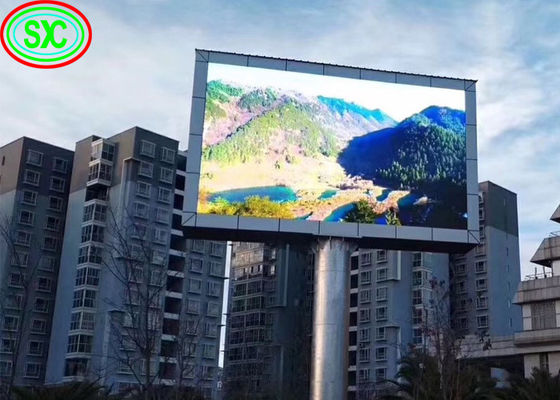 Pixel Pitch 8mm LED Werbung Großer Bildschirm Außen Innenraum Vollfarb-LED-Display
