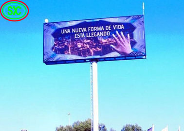 Die-Guss-Aluminium-Bildschirm Eisenbox / Vermietung kommerzielle freistehende Outdoor-Full-Colour-LED-Display für Straßen- und Supermarktwerbung